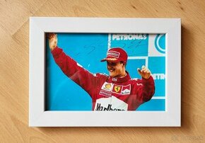 Michael Schumacher F1 Ferrari originální autogram