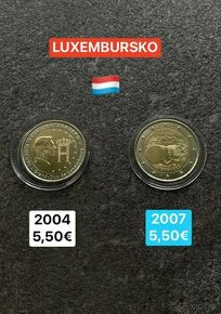 Luxembursko - 2 eurové mince