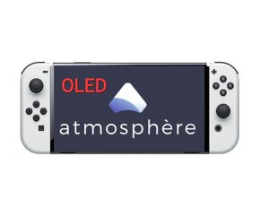 Nintendo Switch OLED WHITE AMS Atmosphère/Hekate.