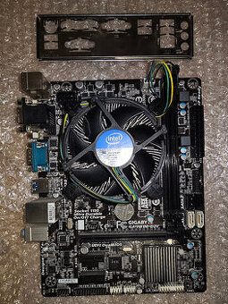 GIGABITE GA-H81M-D2V + Pentium g3220