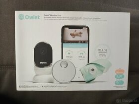 Owlet Smart sock 3 duo Mint nový ( ponožka plus kamera) nový