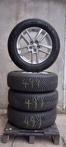 Hlinikove disky 5x112 r17 a zimne pneu 215/65 r17