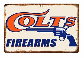 plechová cedule - Colt's firearms