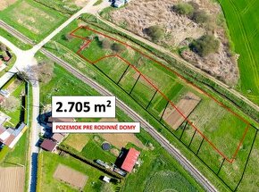 Spišské Vlachy 2.700 m2 pozemok na výstavbu RD – PREDAJ - 1