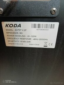 Reproduktory Koda AV707 - 1