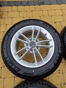 Alu kola zimní sada 5x112 16" Mercedes C s čidly