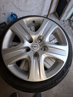 Plechové disky Opel R16 s Letnými pneumatikami 205/55 R16