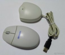 Guličková retro myš USB