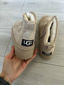 Dámske UGG mini béžové - 1