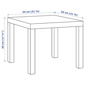 príručný stolík LACK ikea