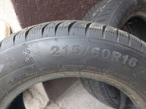 nové zimné pneumatiky 215/60R16