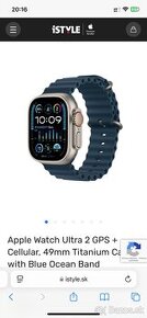 Apple watch ULTRA 2  49mm titanium blue