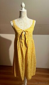 Žlté kvietkované šaty, 36 - 1