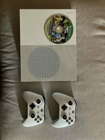 Predám Xbox One S so 2 ovládačmi + 1 hra