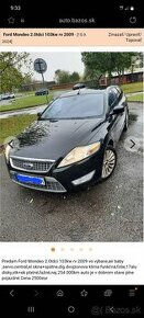 Ford Mondeo 2.0tdci 103kw  rv 2009