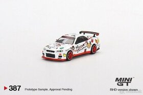 mini gt nissan r34 skyline christmas 2022