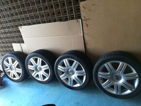 Alu kola orig. WV 5X112, zimni pneu 225/45 r17 ET37