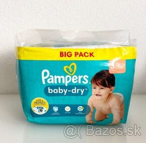 Plienky Pampers veľkosť 3 80ks