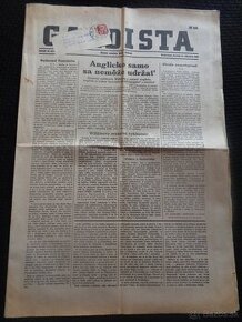 GARDISTA - 1941, Slovensky stat , originalne noviny.