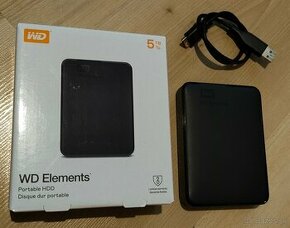 WD 2,5" Elements Portable 5TB externy disk