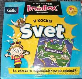 Spoločenská hra BrainBox - Svet