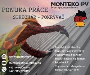 Strechár - Pokrývač NEMECKO