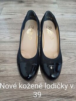 Čierne lodičky v.39, nove v top stave