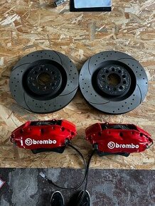 Predám Brembo brzdy 4 piest 323mm Brembo kit Brembo strmene - 1