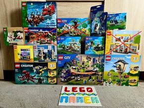 P: LEGO sety - CITY, CREATOR - nové, nerozbalené