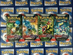 Pokemon TCG Scarlet & Violet Booster Packs Art Set