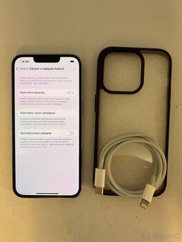 IPHONE 13 PRO SILVER 128GB ZÁRUKA - STAV AKO NOVÝ - 1