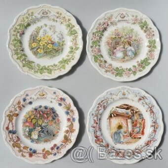 ROYAL DOULTON - 4 ročné obdobia - porcelánové taniere