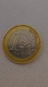 Chyborazba 1€ chýba E ( rok 2002) - 1