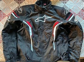 Bunda ALPINESTARS HONDA T-SP 1 WP čierno bielo červená