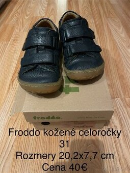 Kožené celoročky froddo 31