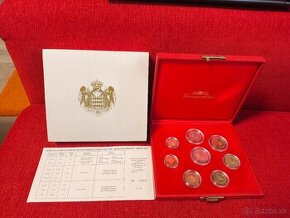 set 1c - 2€ Monaco proof 2001