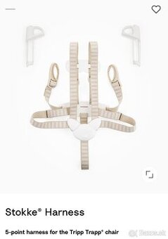 Stokke Harness bezpečnostné popruhy Tripp Trapp - 1