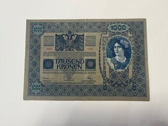 Rakúsko Uhorská 1000 Kronen rok 1902