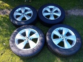 17"ALU 5x112 orig ŠKODA KODIAQ + zimné 215/65 r17 - 1