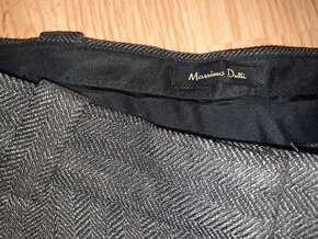 Elegantné nohavice zn Massimo Dutti s vysokým pásom veľ.34