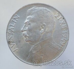 100 Kčs 1949, 70. výročie narodenia J. V. Stalin