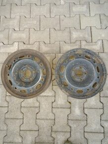 2ks plechace r14 VWAG (5x100, 6Jx14 ET43) - 1