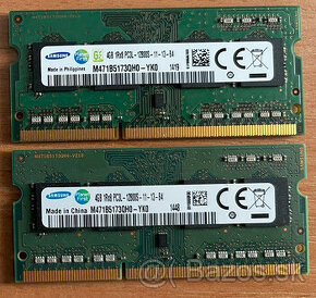 Ram DDR3/DDR3L 1066/1333/1600 MHz