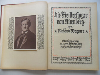 Richard Wagner: MEISTERSINGER - rok vyd. 1911