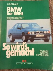 BMW E34 kniha opravy vozidla - 1