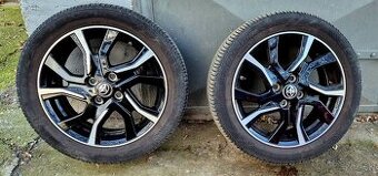 ALU ORIGINAL ToyotaDisky 195/50r16 s letnymi pneu zdarma