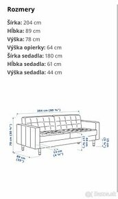 IKEA sedacia súprava LANDSKRONA