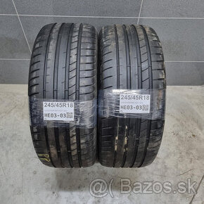 Letné pneumatiky 245/45 R18 GOODYEAR RSC DOT1219