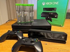 Xbox One 500GB + kinect + hry