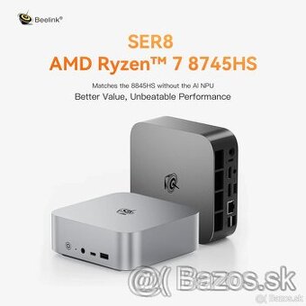 Predám/Vymením Beelink SER8 AMD 7785hs 16GB LPDDRX5 1TB